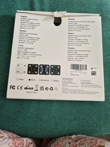 Insmart bluetooth body - body, fat